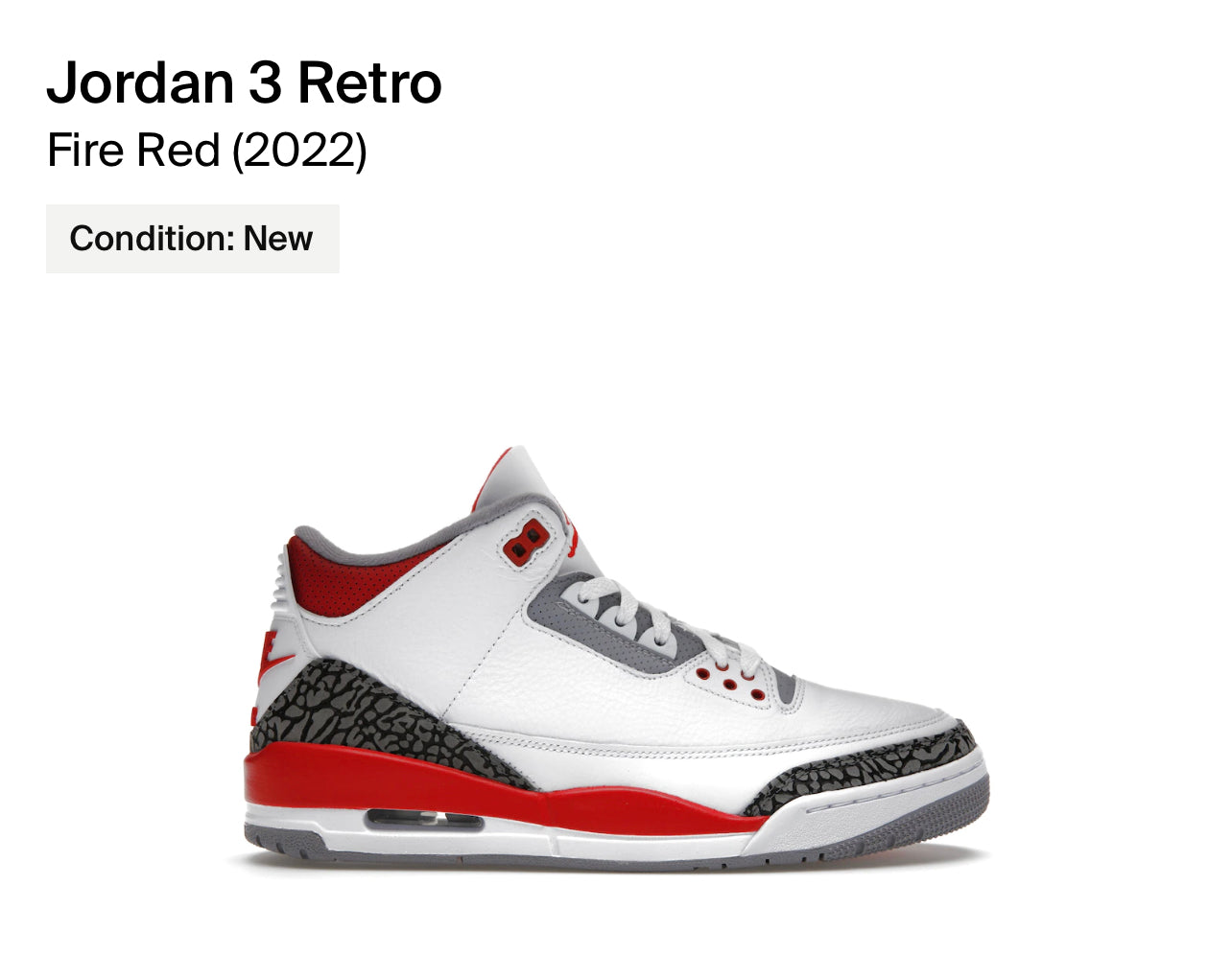 Jordan 3 retro