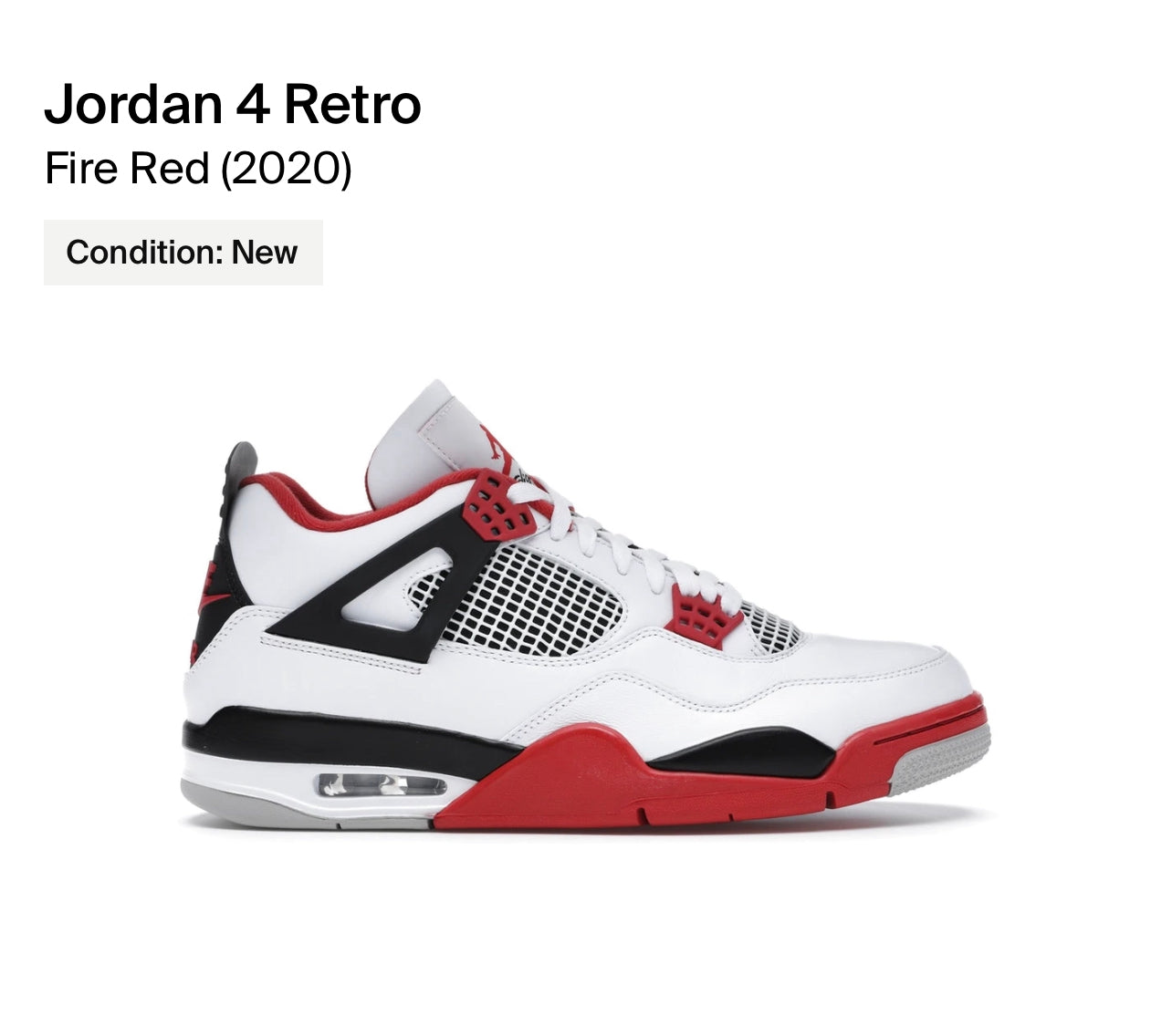 Jordan 4 retro