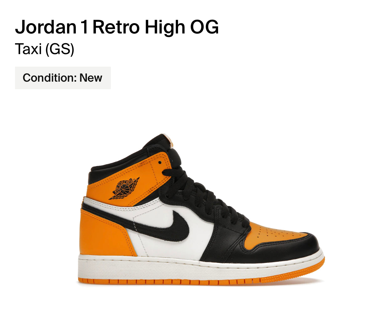 Air Jordan 1 Retro High OG (Gs)