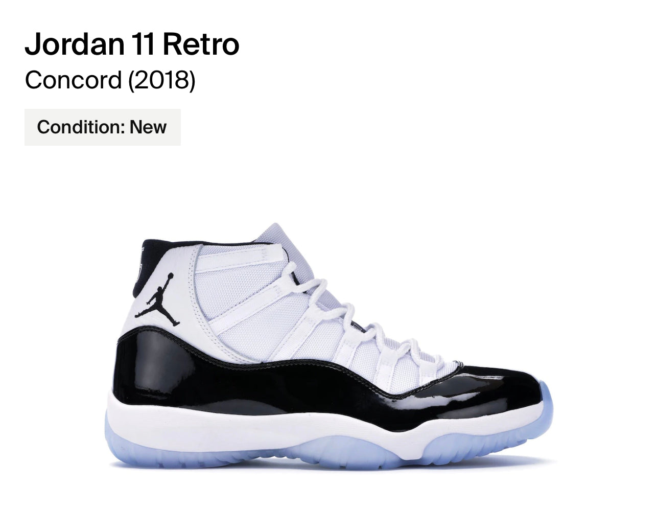 Jordan 11 retro (Gs)